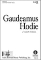 Gaudeamus Hodie SATB choral sheet music cover